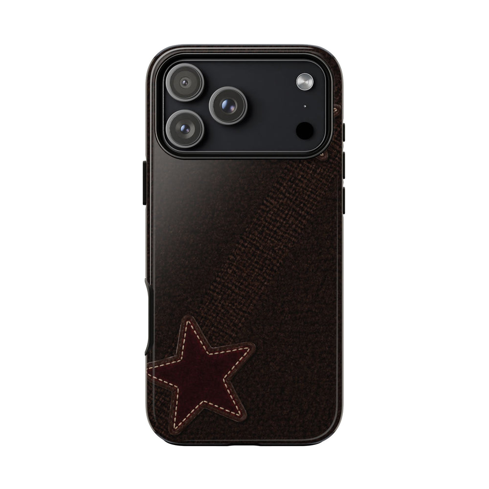 Rustic Stitched Star Phone Case