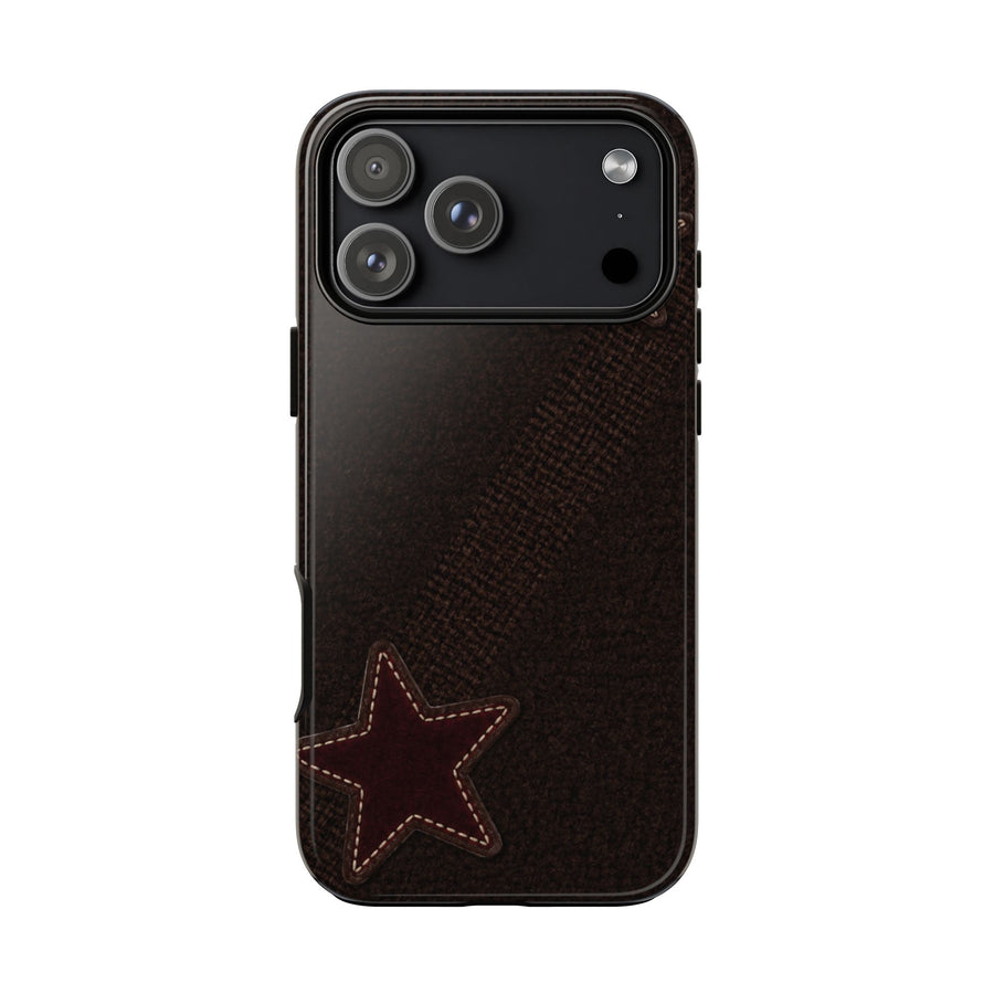 Rustic Stitched Star Phone Case