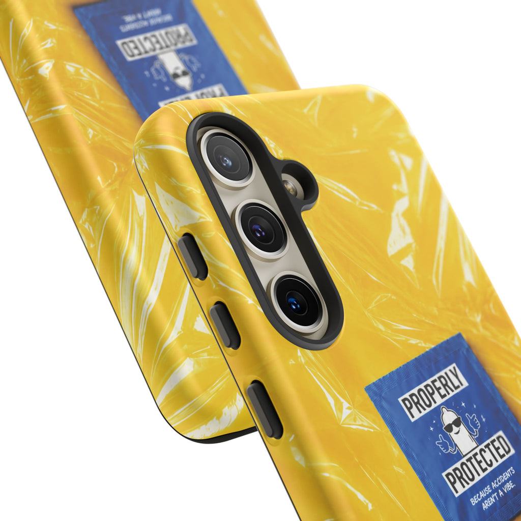 "Properly Protected" Graphic Phone Case