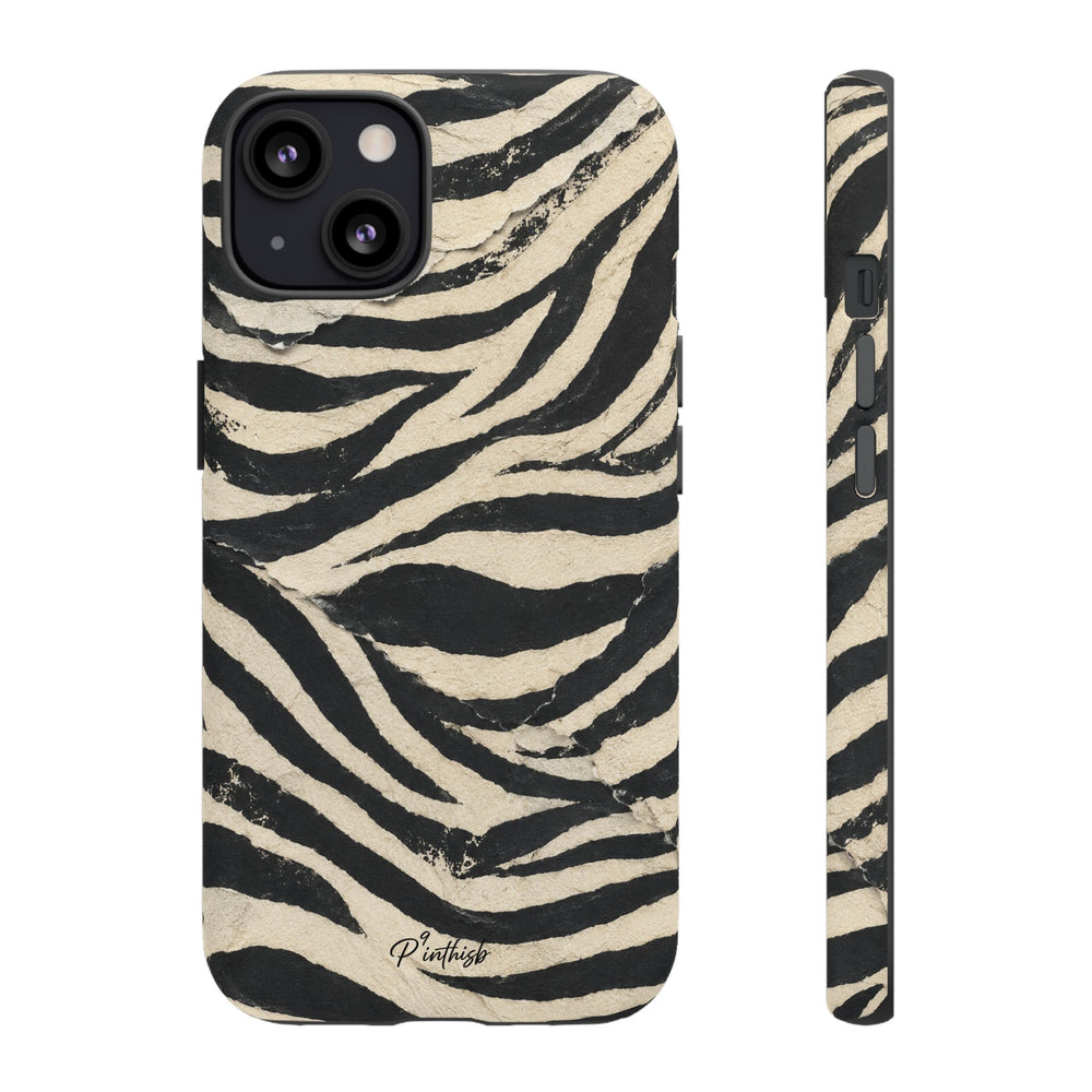 Zebra Stripe Tough Phone Case