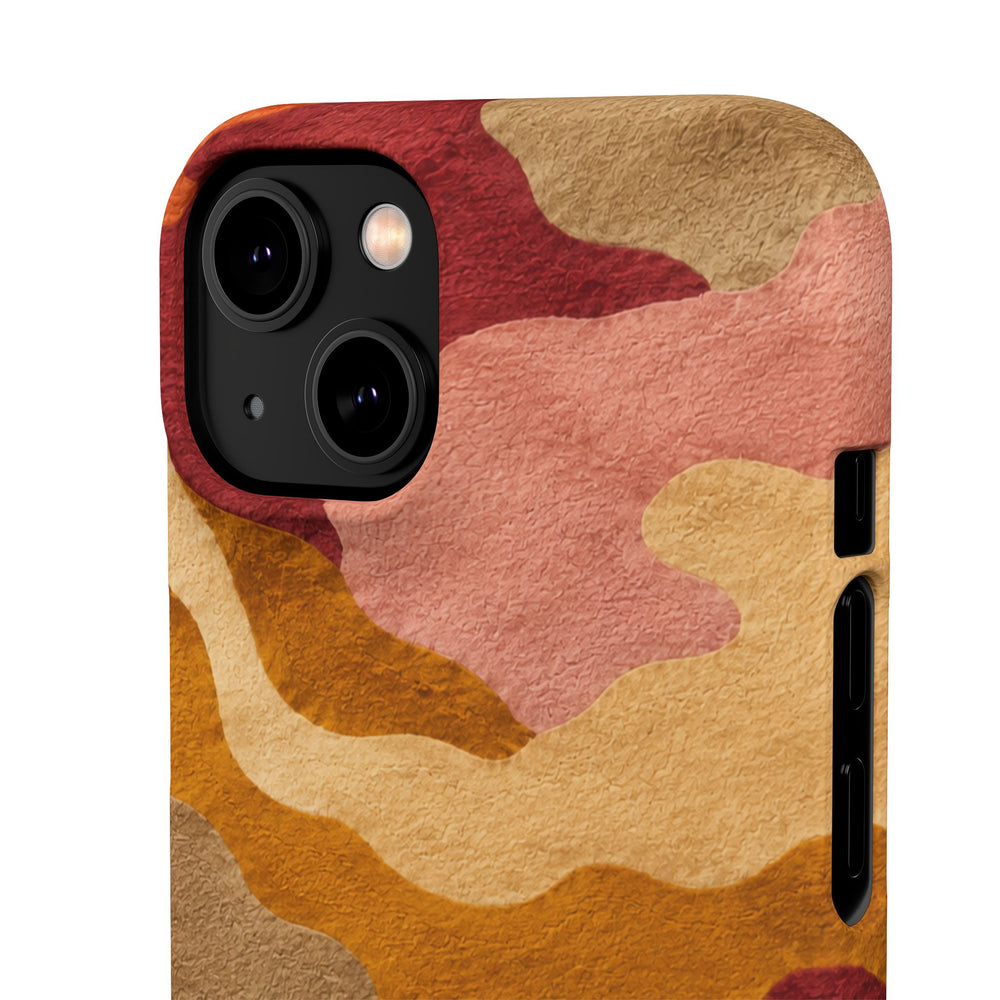Watercolour Camo Snap Case