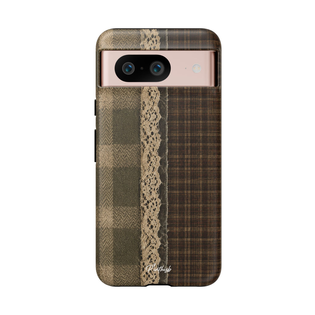 Plaid Lace Tough Phone Case