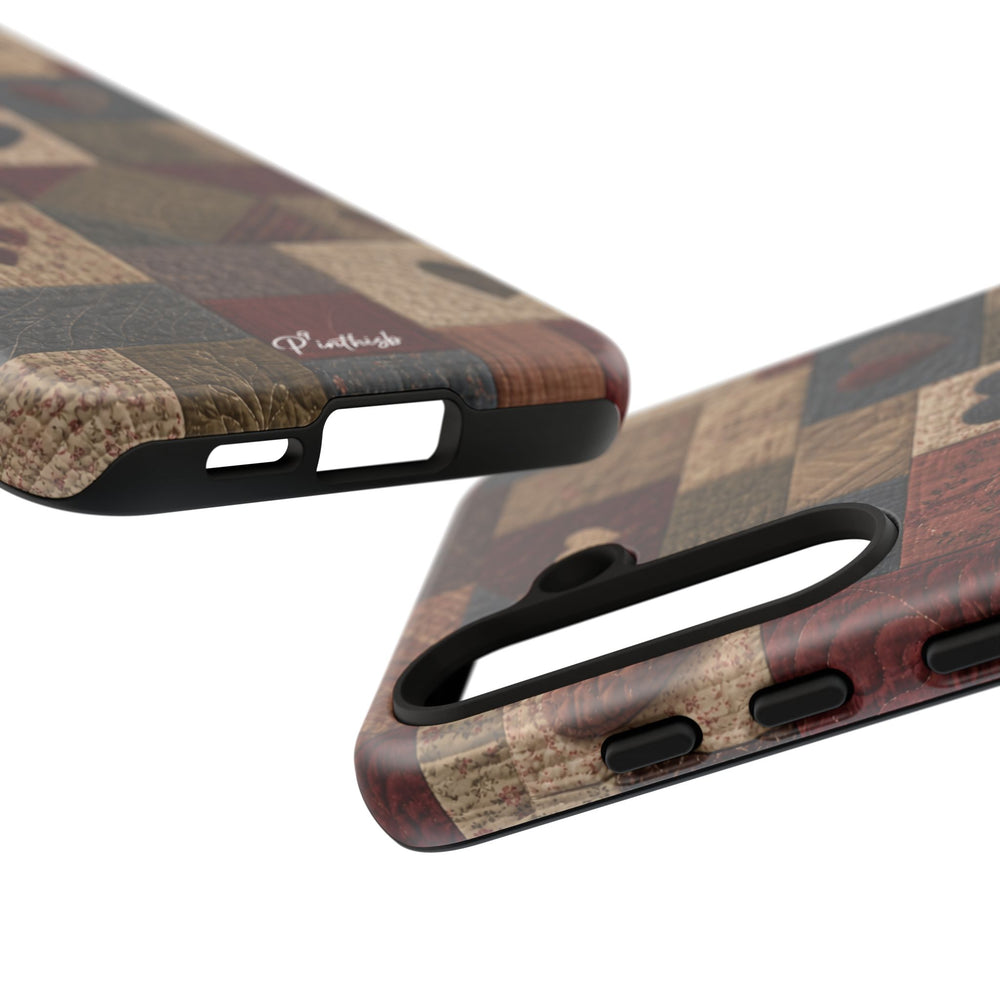 Patchwork Hearts Phone Case