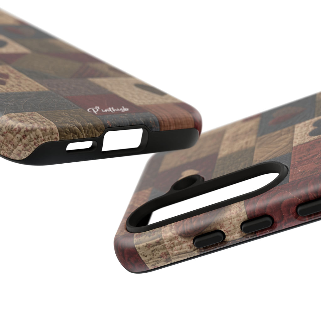 Patchwork Hearts Phone Case