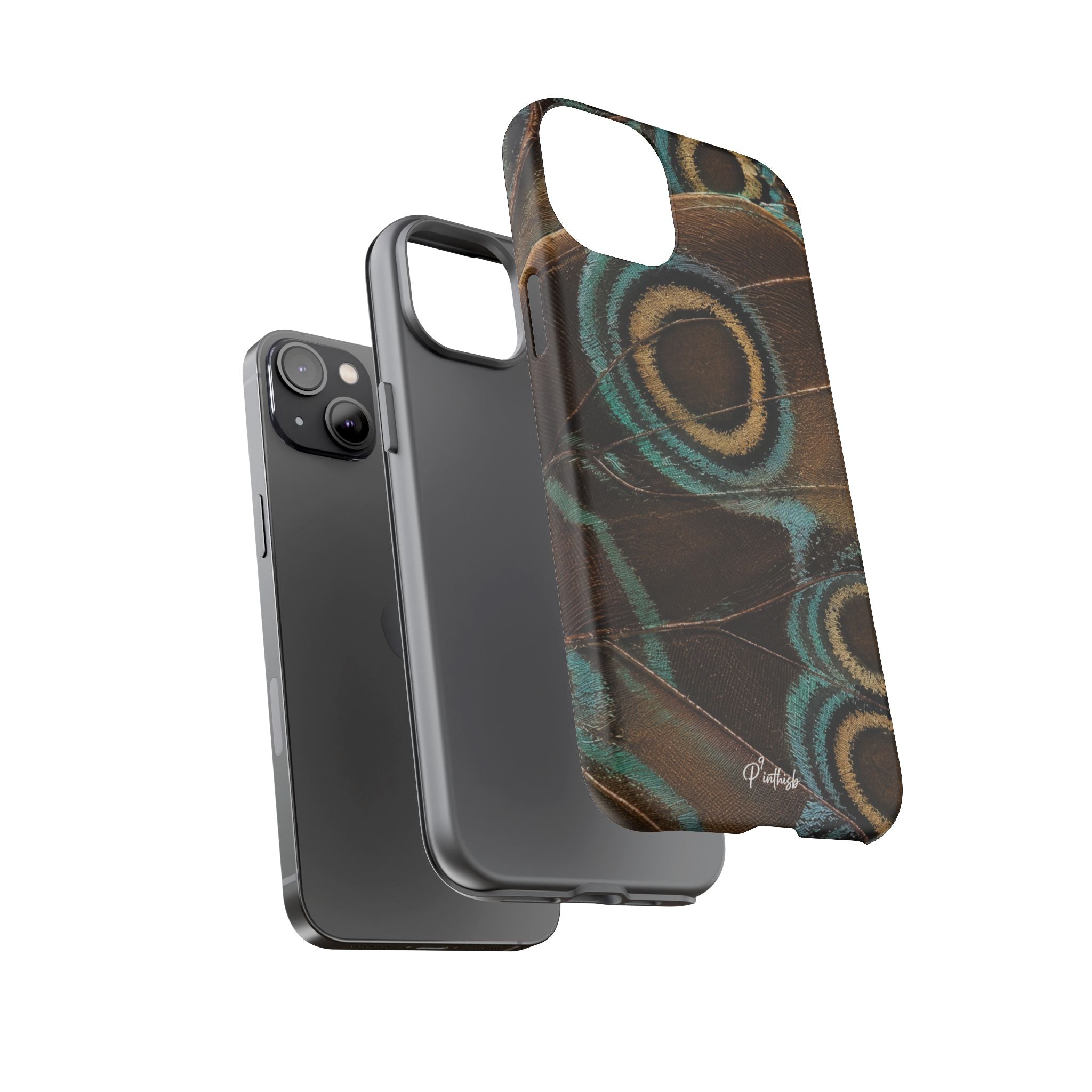 Peacock Feather Pattern Tough Case