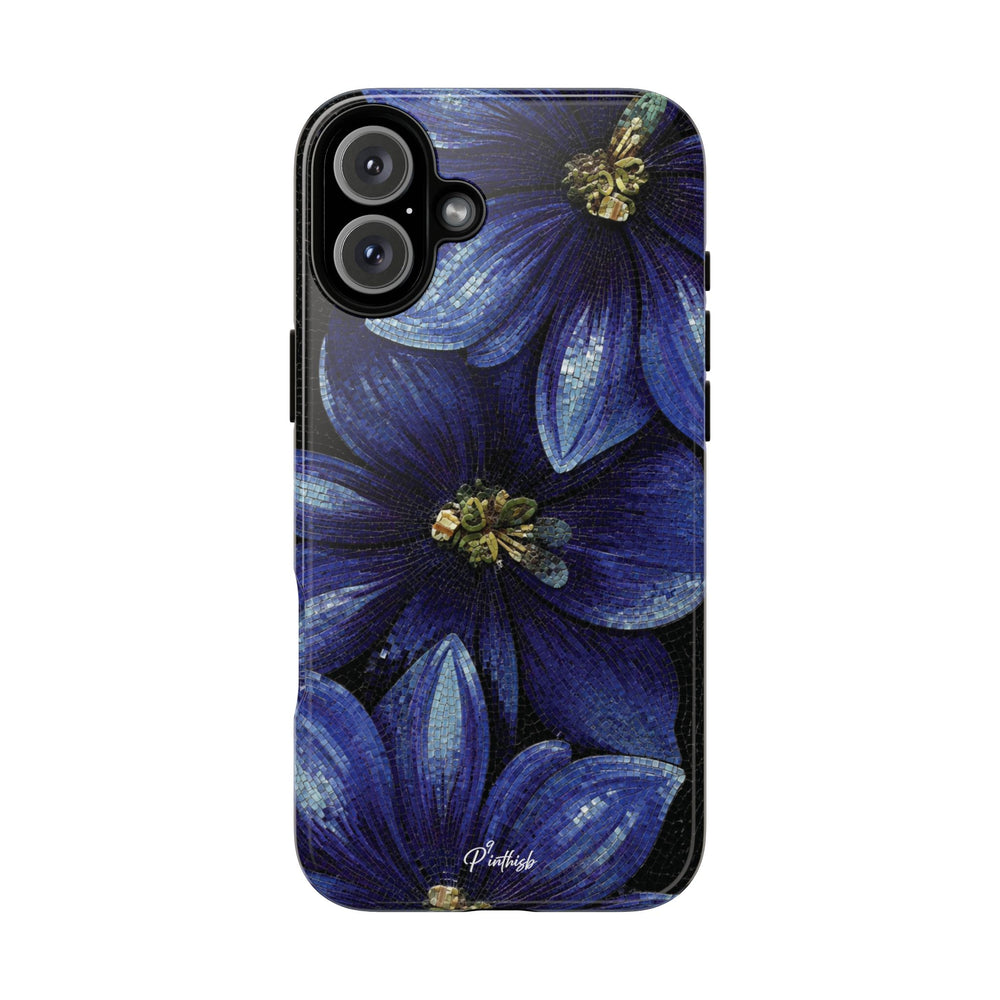 Blue Floral Tough Case