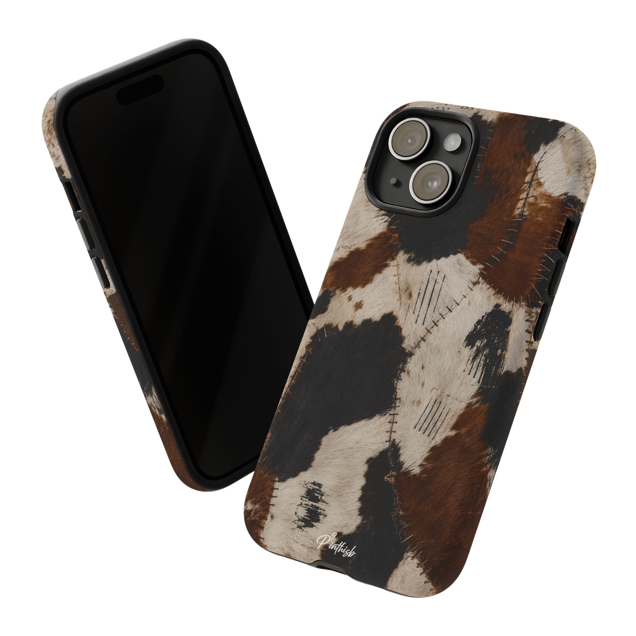 Brown & Black Animal Print Tough Case