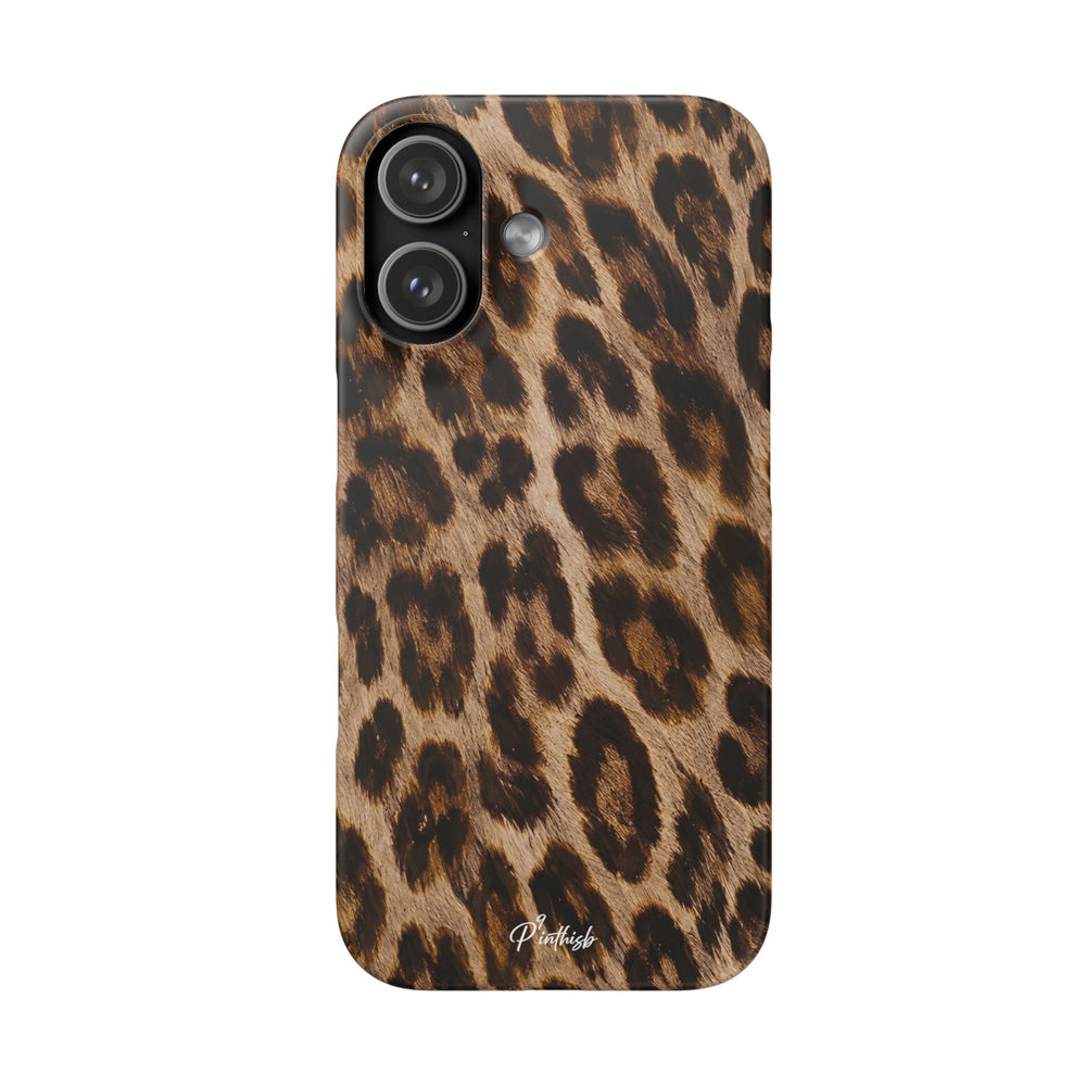 Leopard Print Snap Phone Case