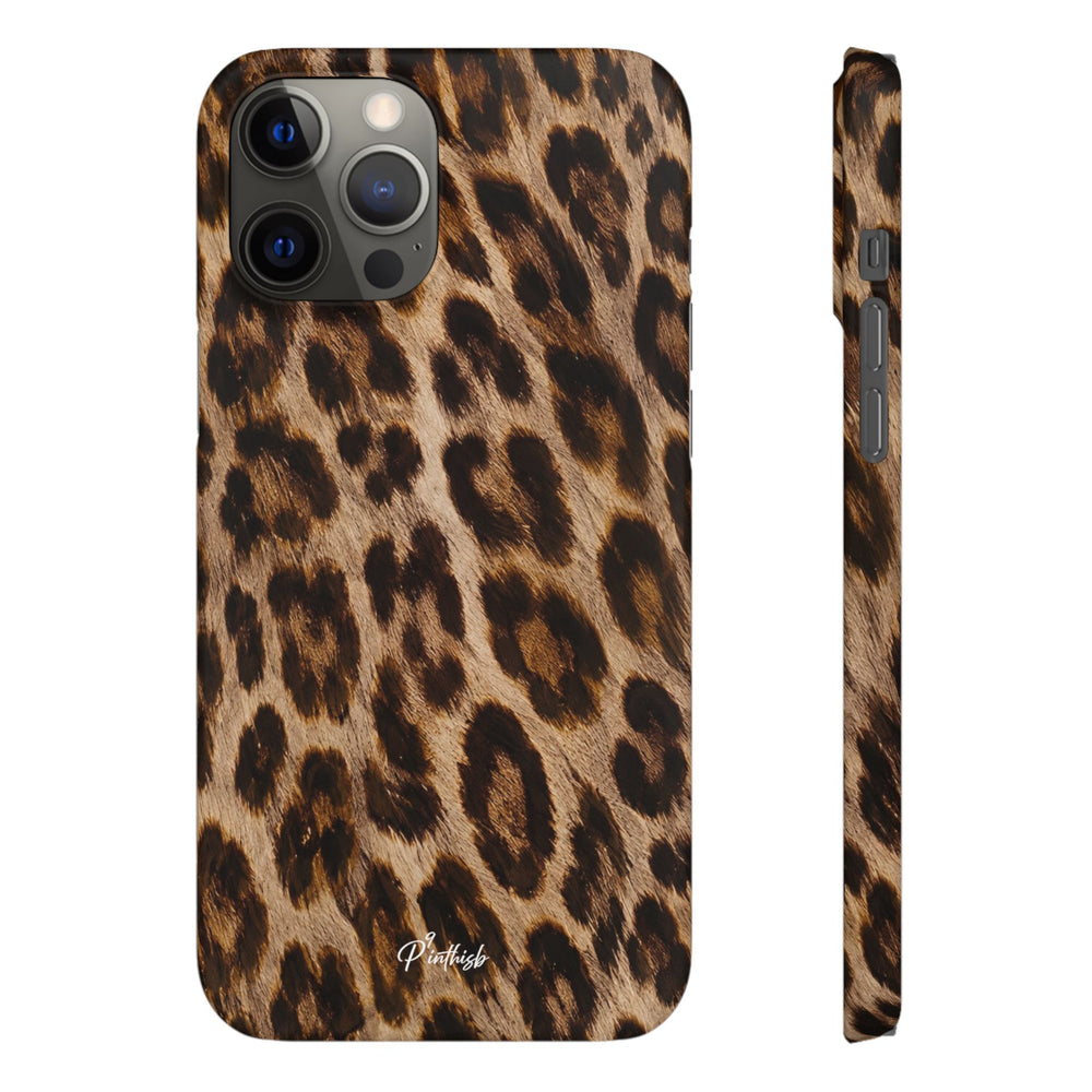 Leopard Print Snap Phone Case