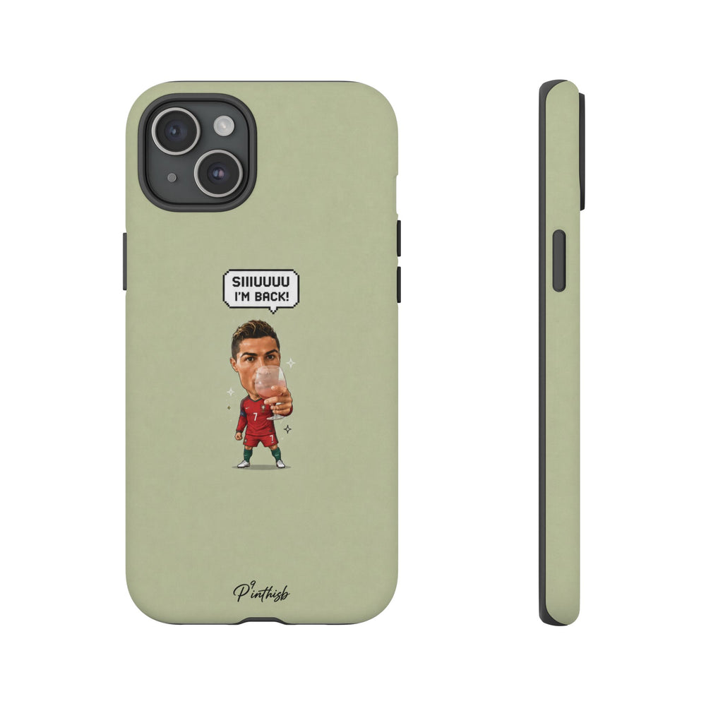 "SIIUUU, I'M BACK" CR7 Tough Phone Case