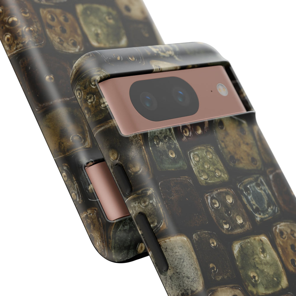 Vintage Dice Tile Phone Case
