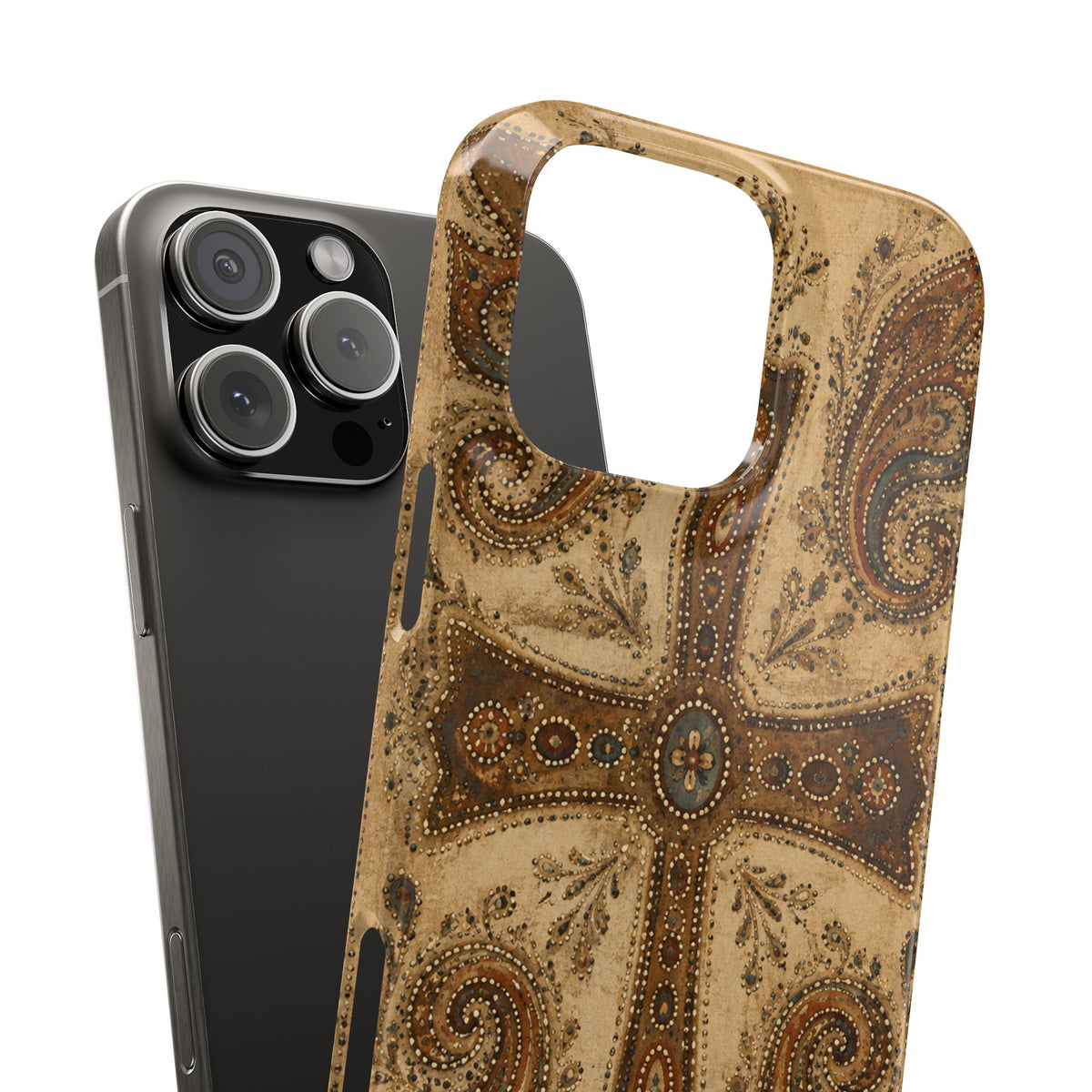 Cross Paisley Snap Case