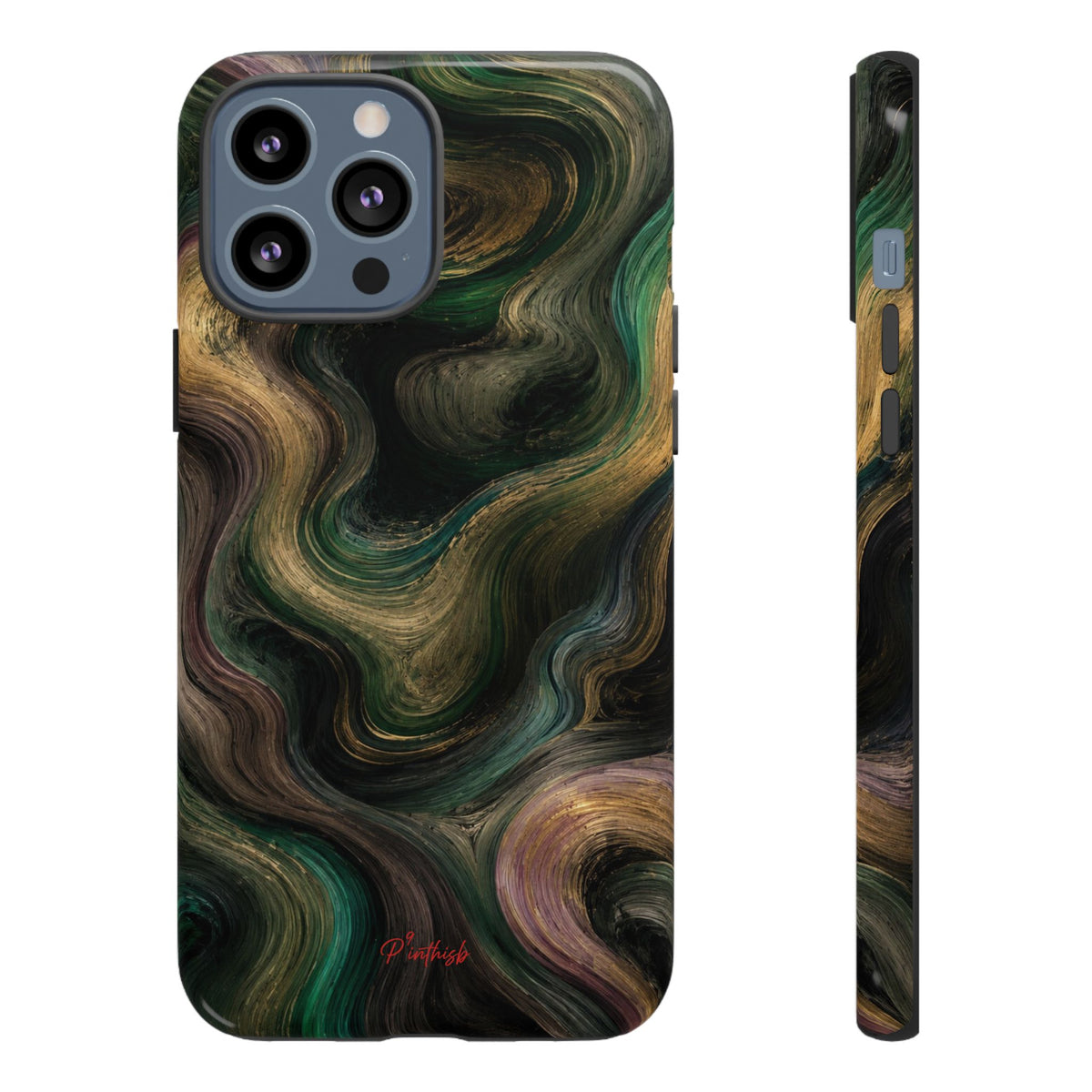 Marbled Forest Tough Phone Case