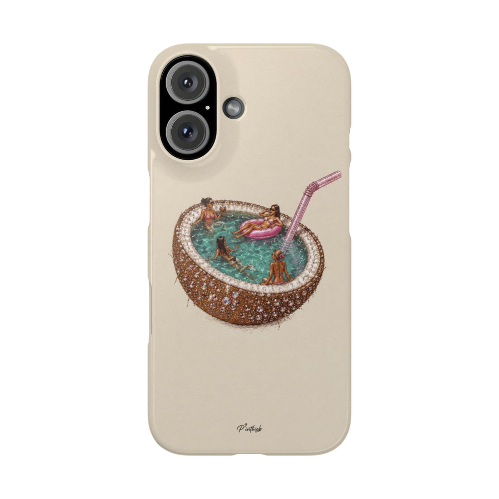 Coconut Pool Snap Phone Case