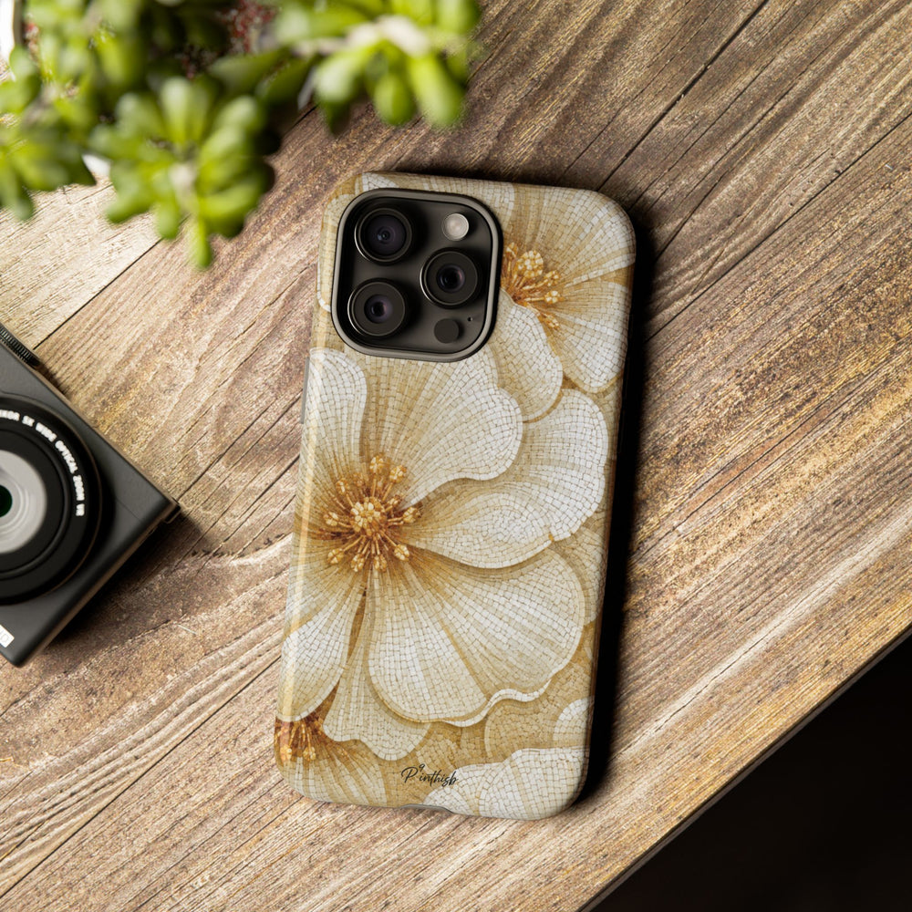 Floral Gold Bloom Tough Case