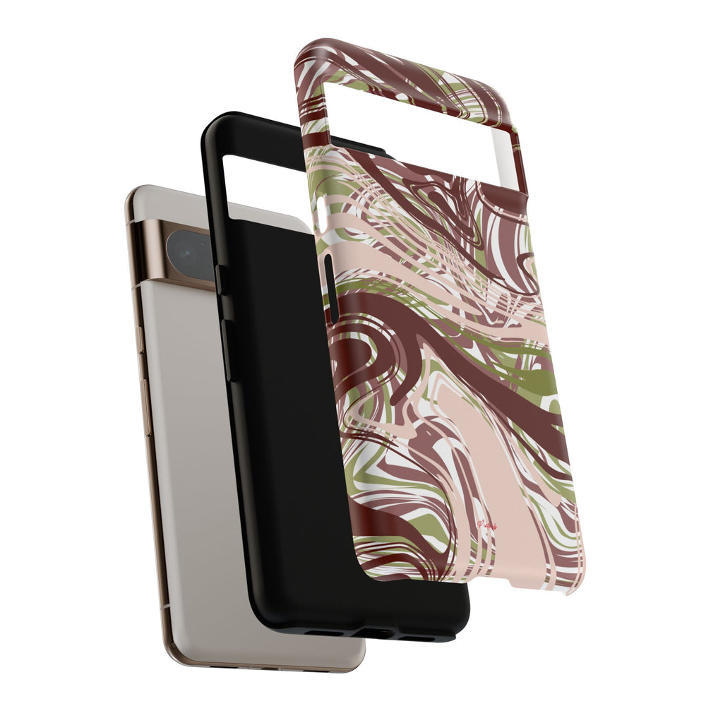 Abstract Marbled Tough Phone Case