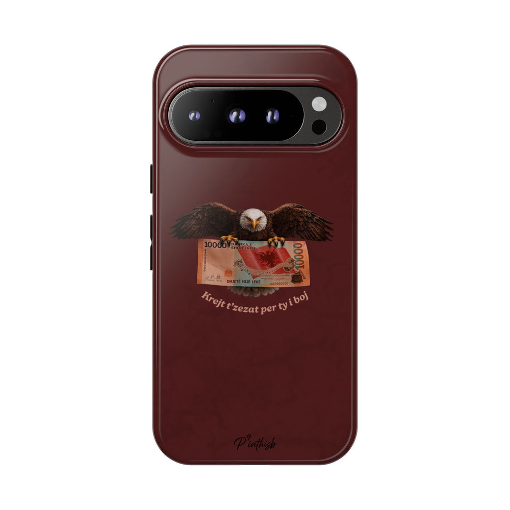 "Krejt t'zezat për ty i boj" Albanian Tough Phone Case