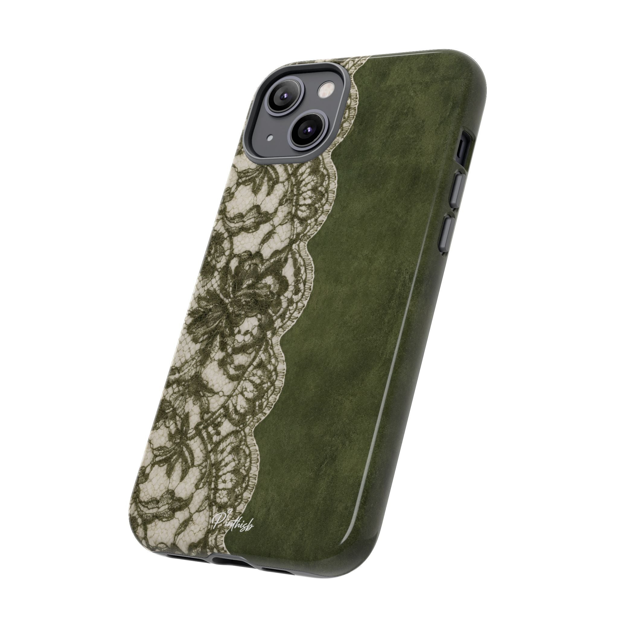 Olive Lace Tough Case
