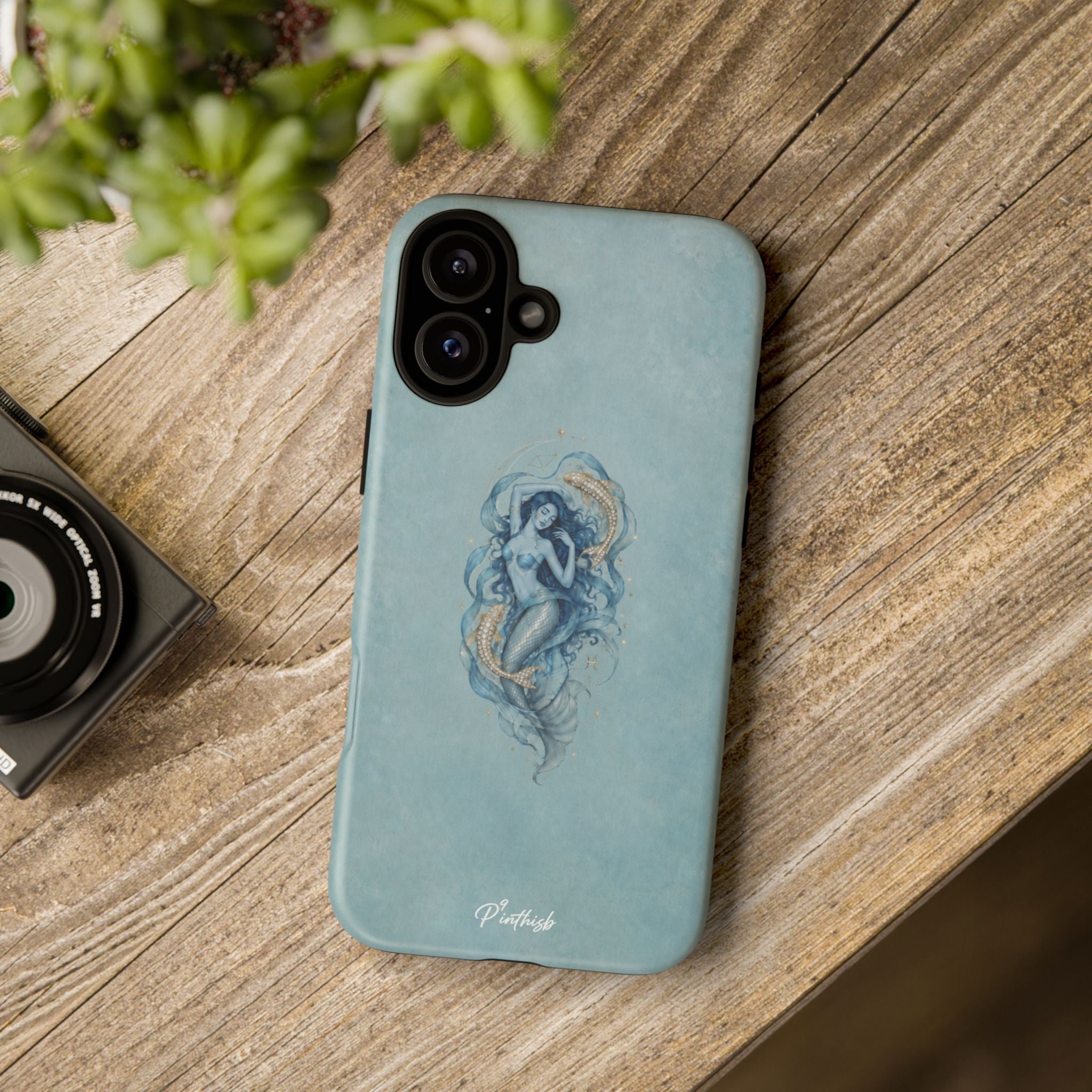 Pisces Zodiac Glitter Phone Case