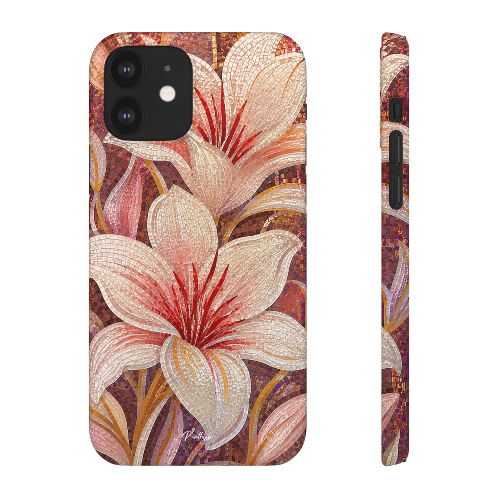 Floral Lily Snap Case