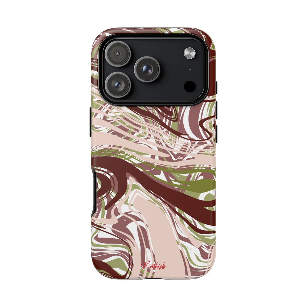 Abstract Marbled Tough Phone Case