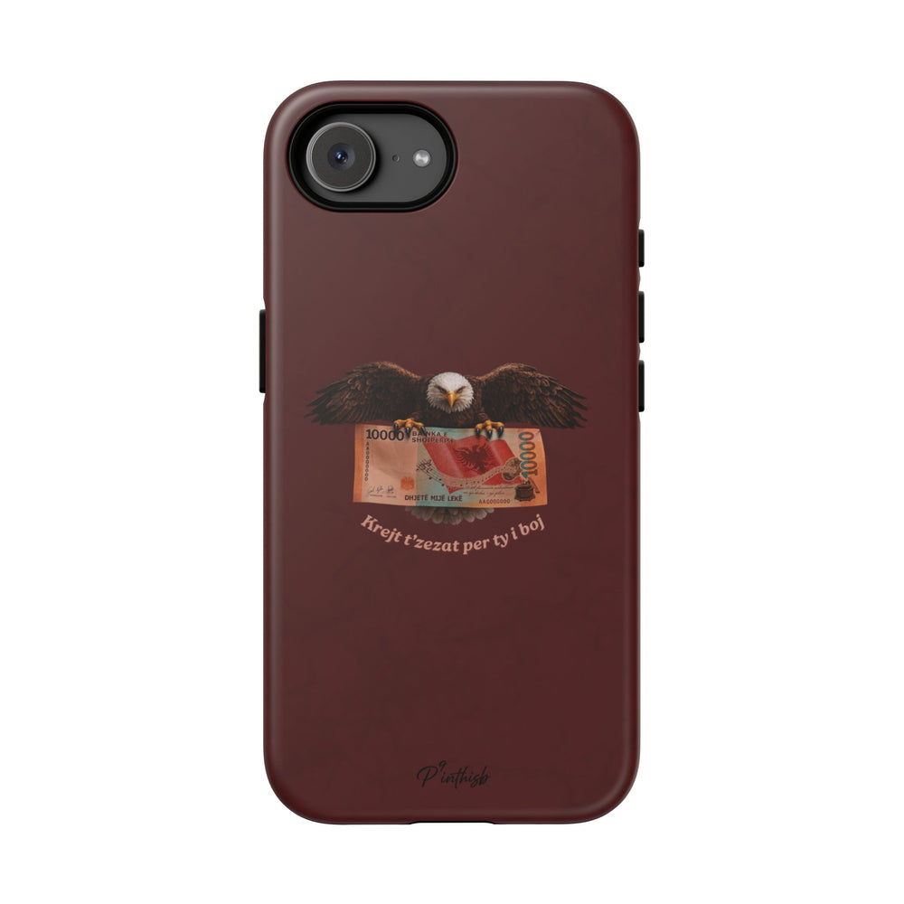 "Krejt t'zezat për ty i boj" Albanian Tough Phone Case