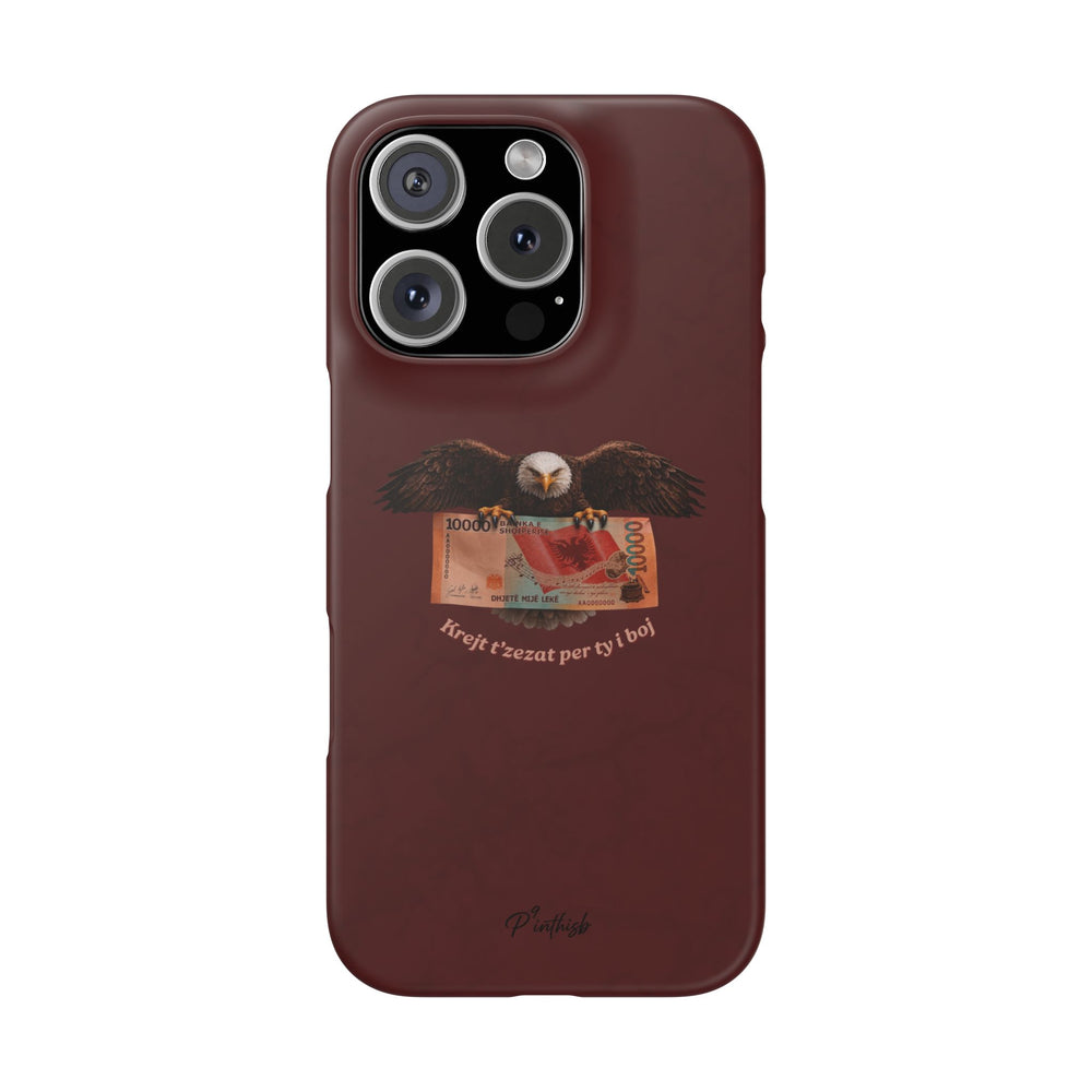 "Krejt t'zezat per ty i boj" Snap Case