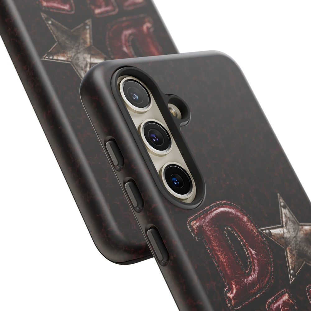 Geometric Blue Diamond Tough Phone Case