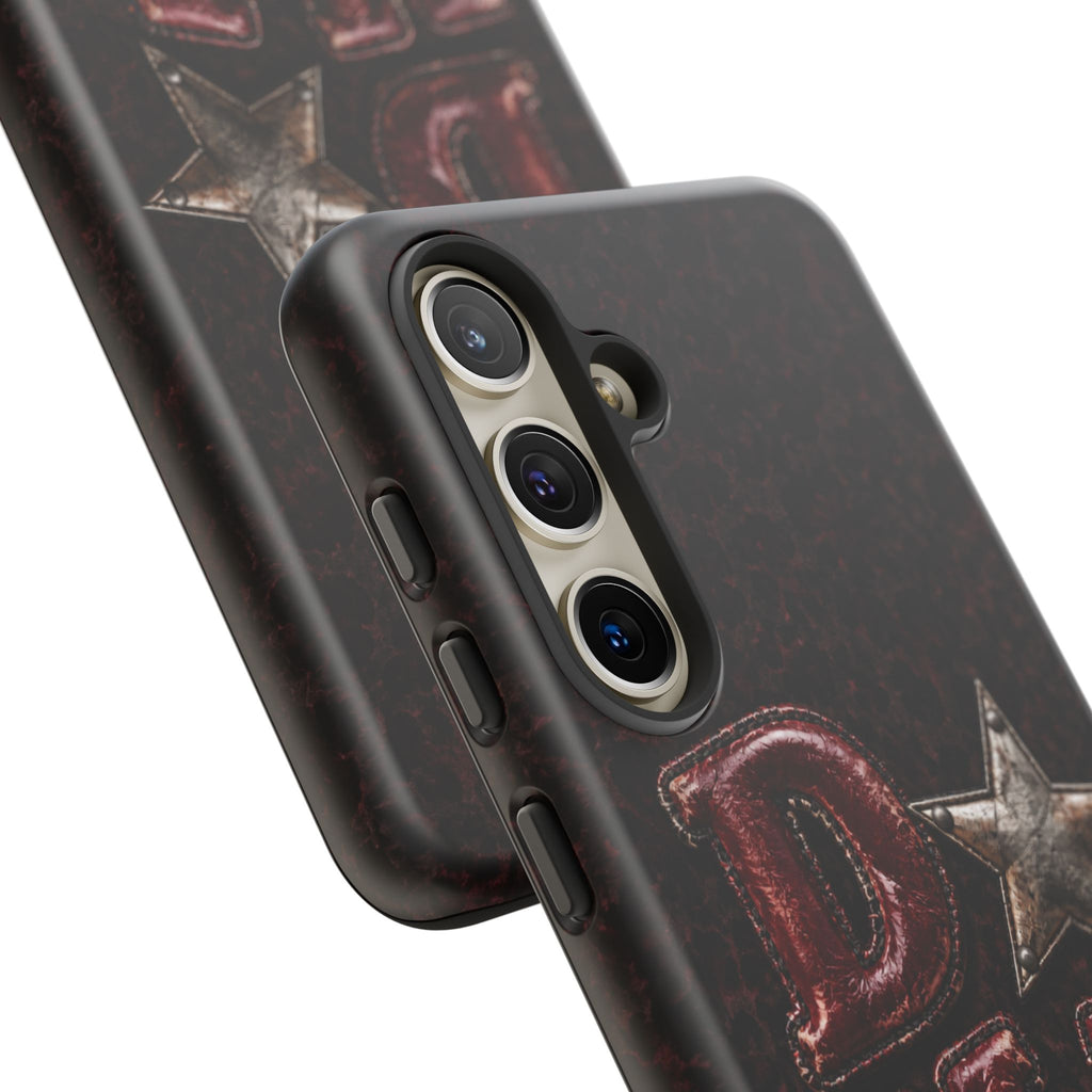 Geometric Blue Diamond Tough Phone Case