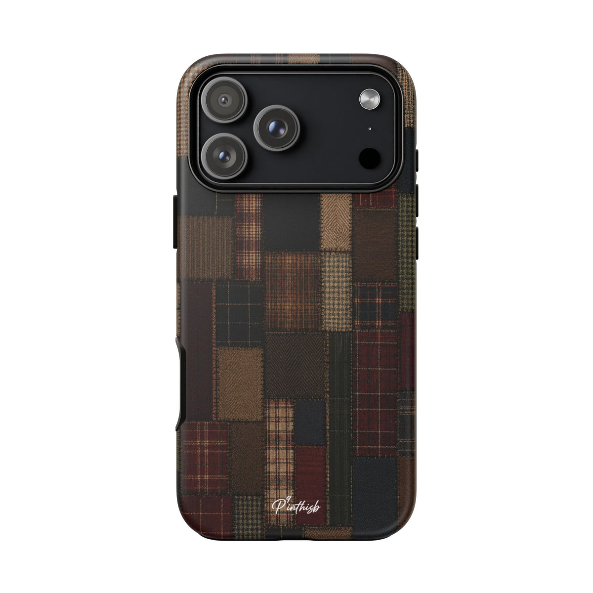 Plaid Patchwork Tough Phone Case