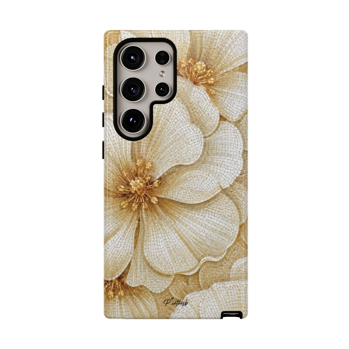 Floral Gold Bloom Tough Case