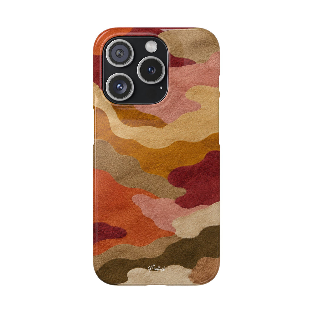 Watercolour Camo Snap Case