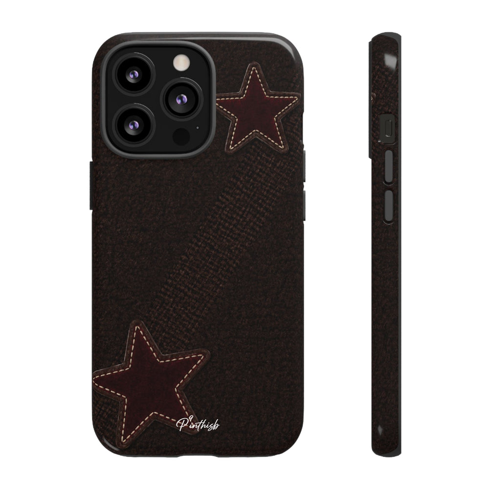 Rustic Stitched Star Phone Case