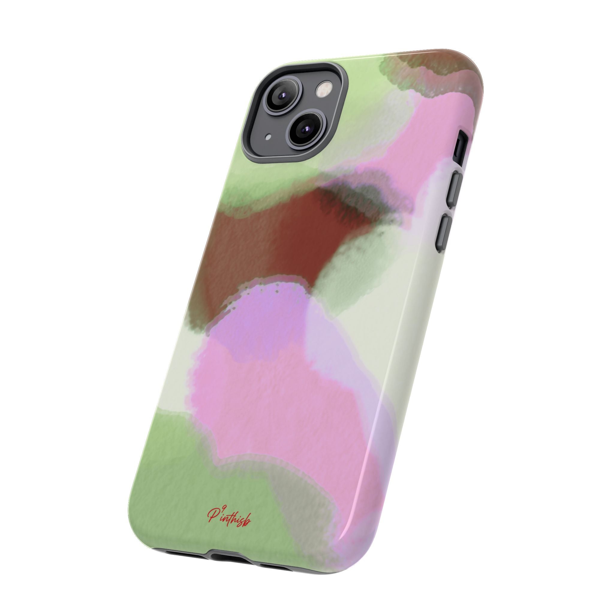 Abstract Pastel Camouflage Tough Phone Case