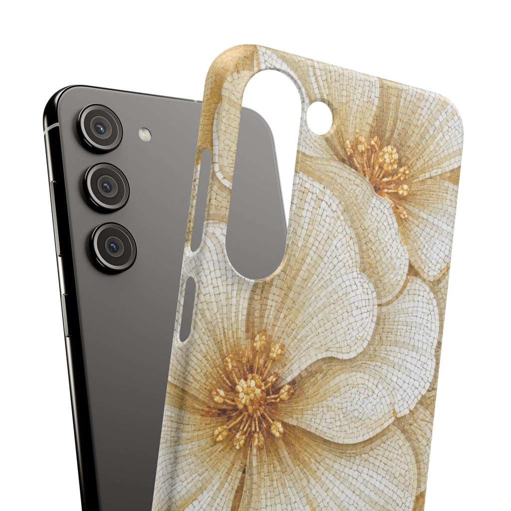 Floral Gold Bloom Snap Case