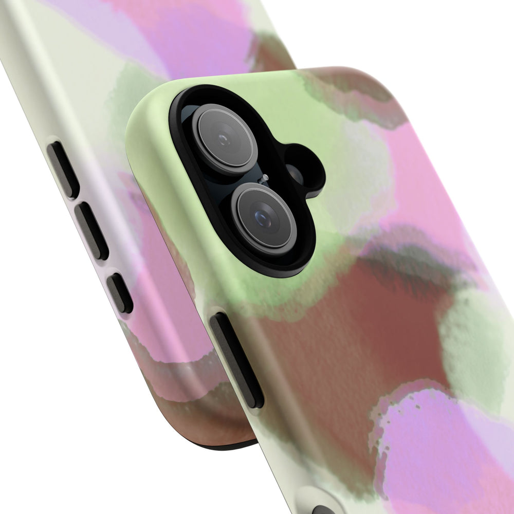 Abstract Pastel Camouflage Tough Phone Case