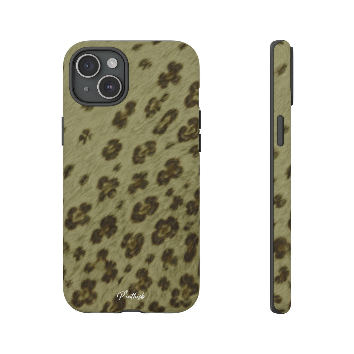 Olive Leopard Print Tough Case