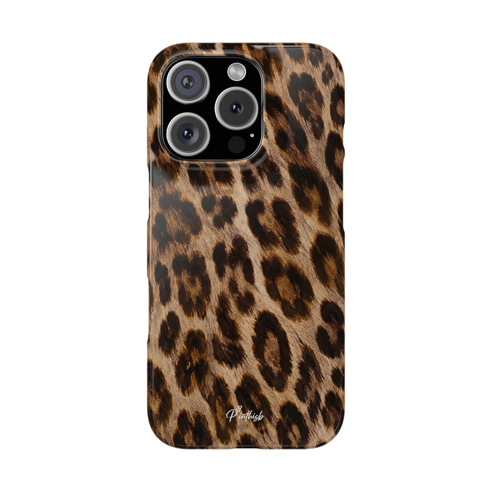 Leopard Print Snap Phone Case
