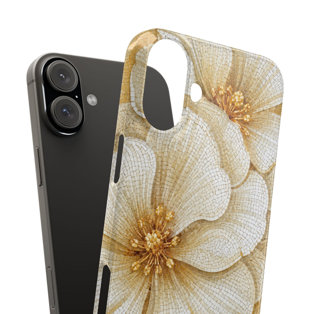 Floral Gold Bloom Snap Case