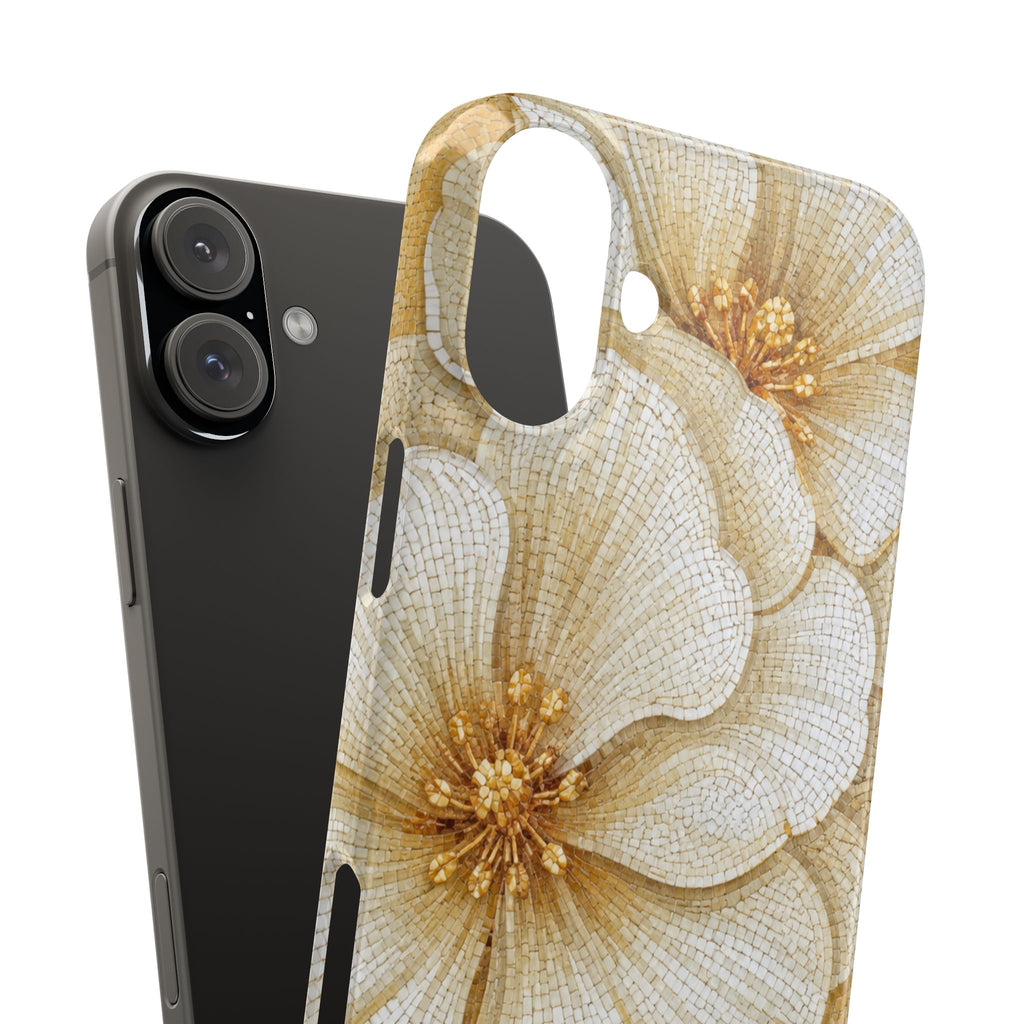 Floral Gold Bloom Snap Case