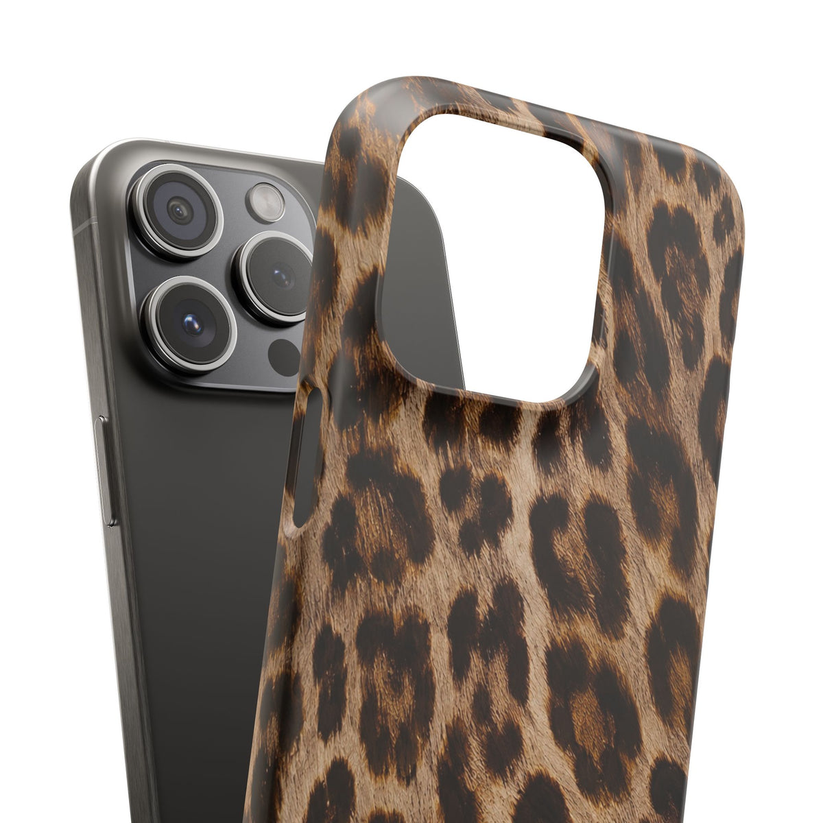 Leopard Print Snap Phone Case