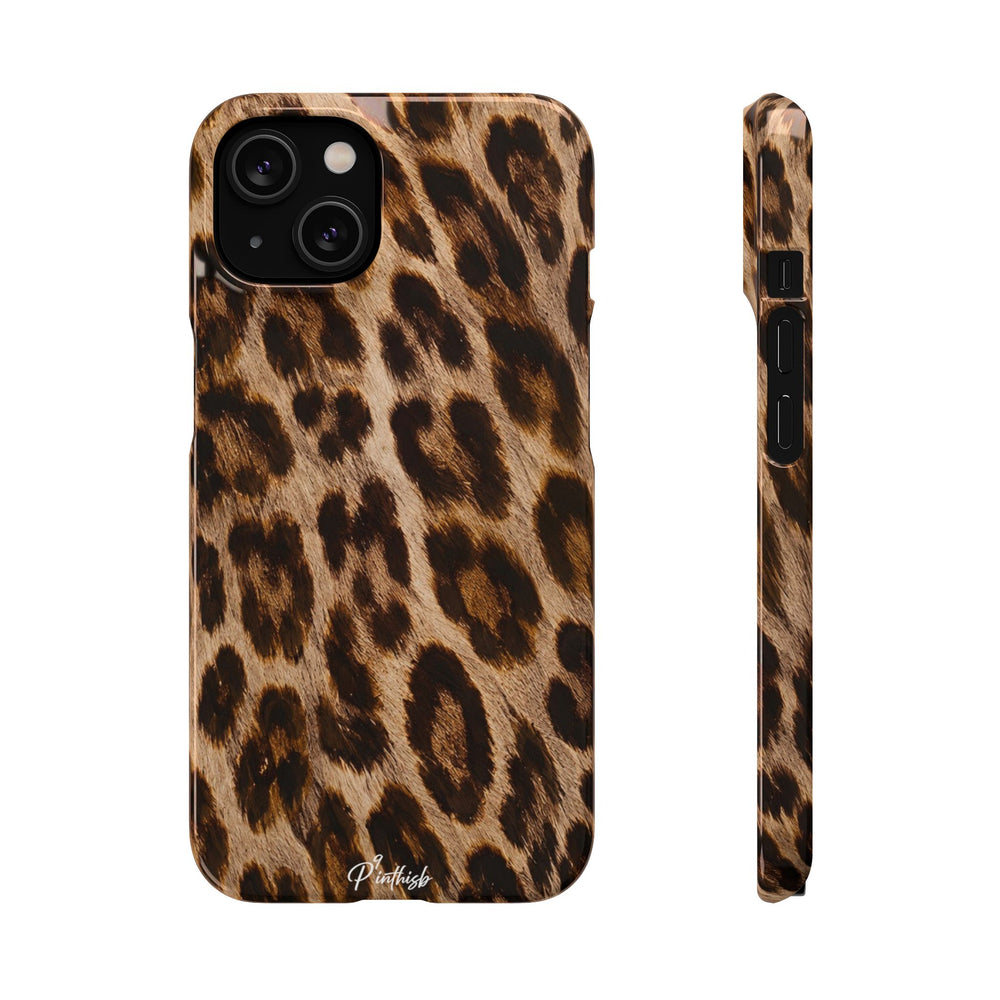 Leopard Print Snap Phone Case