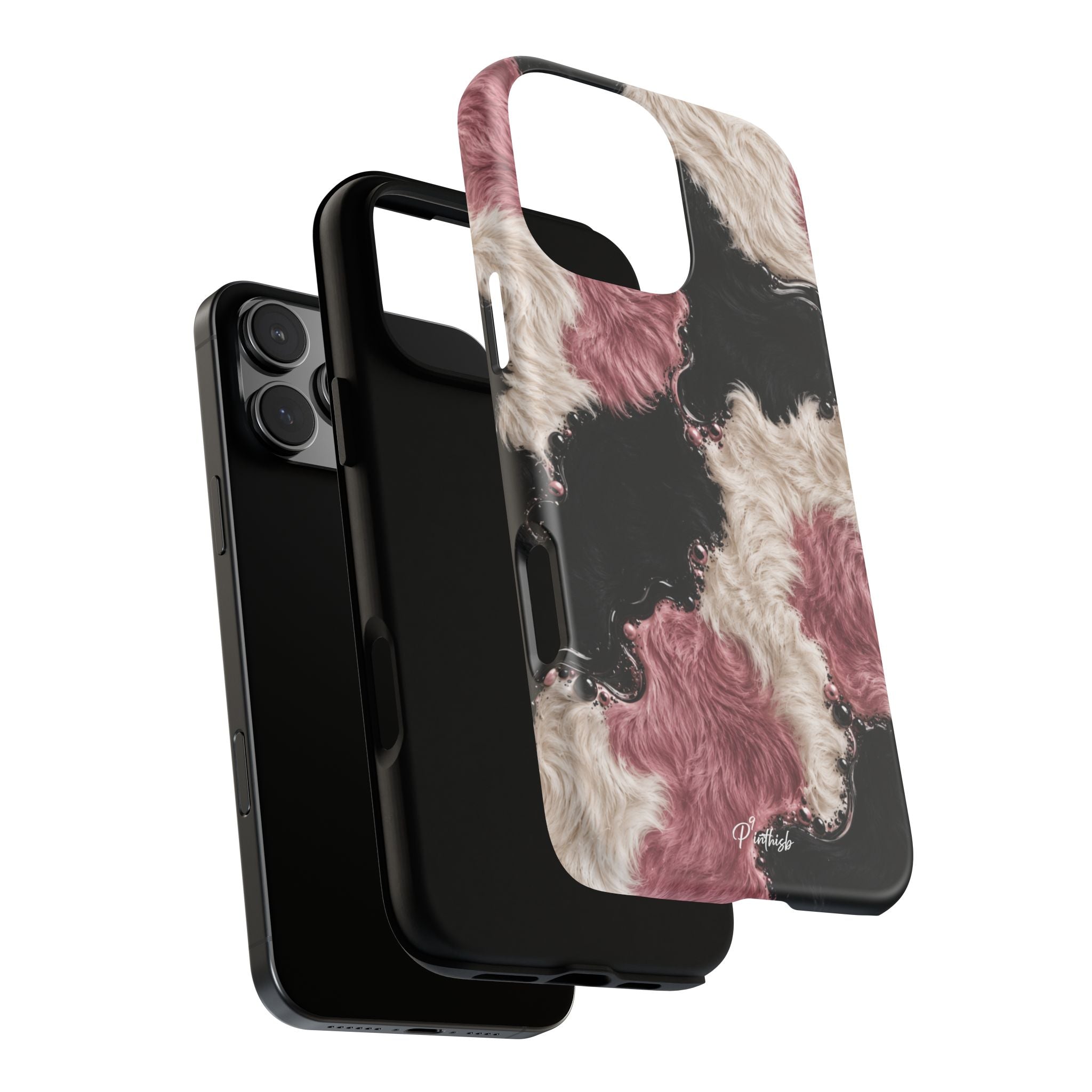 Cow Print Swirl Tough Case