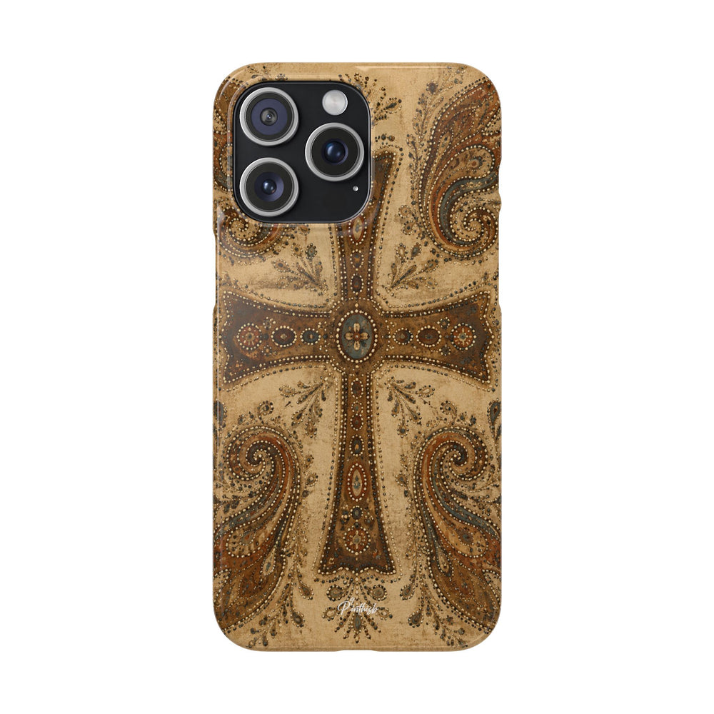 Cross Paisley Snap Case