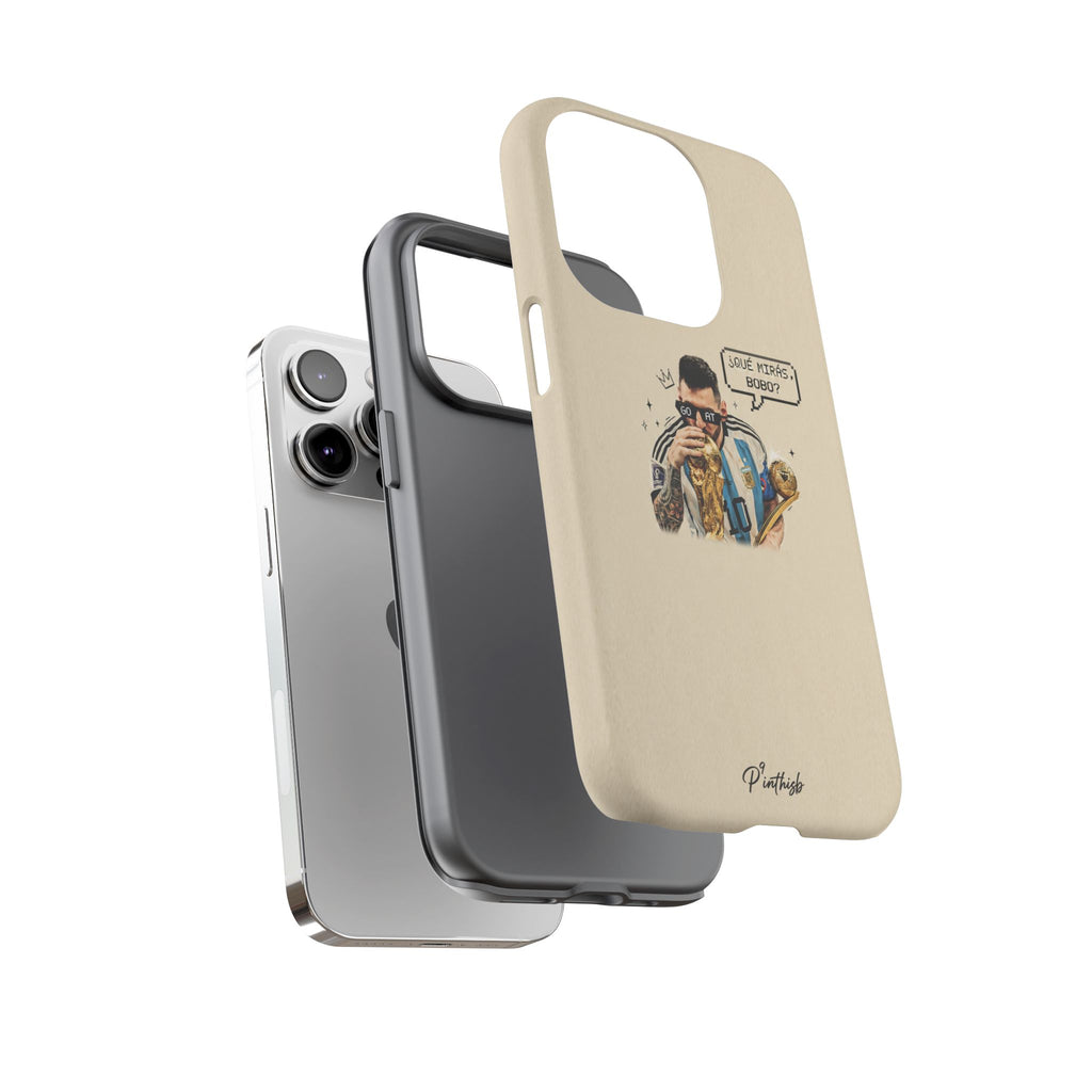 "G.O.A.T" Messi Tough Phone Case