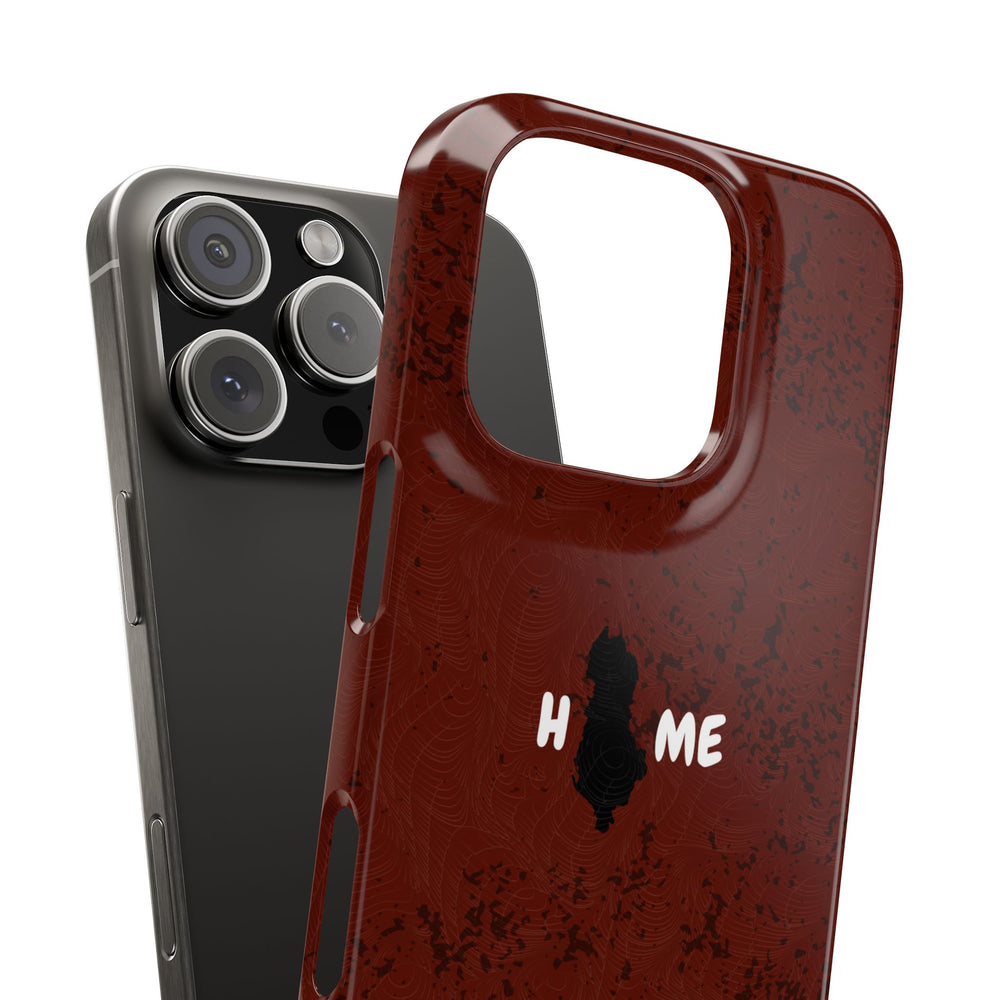 "HOME" Albania Snap Case
