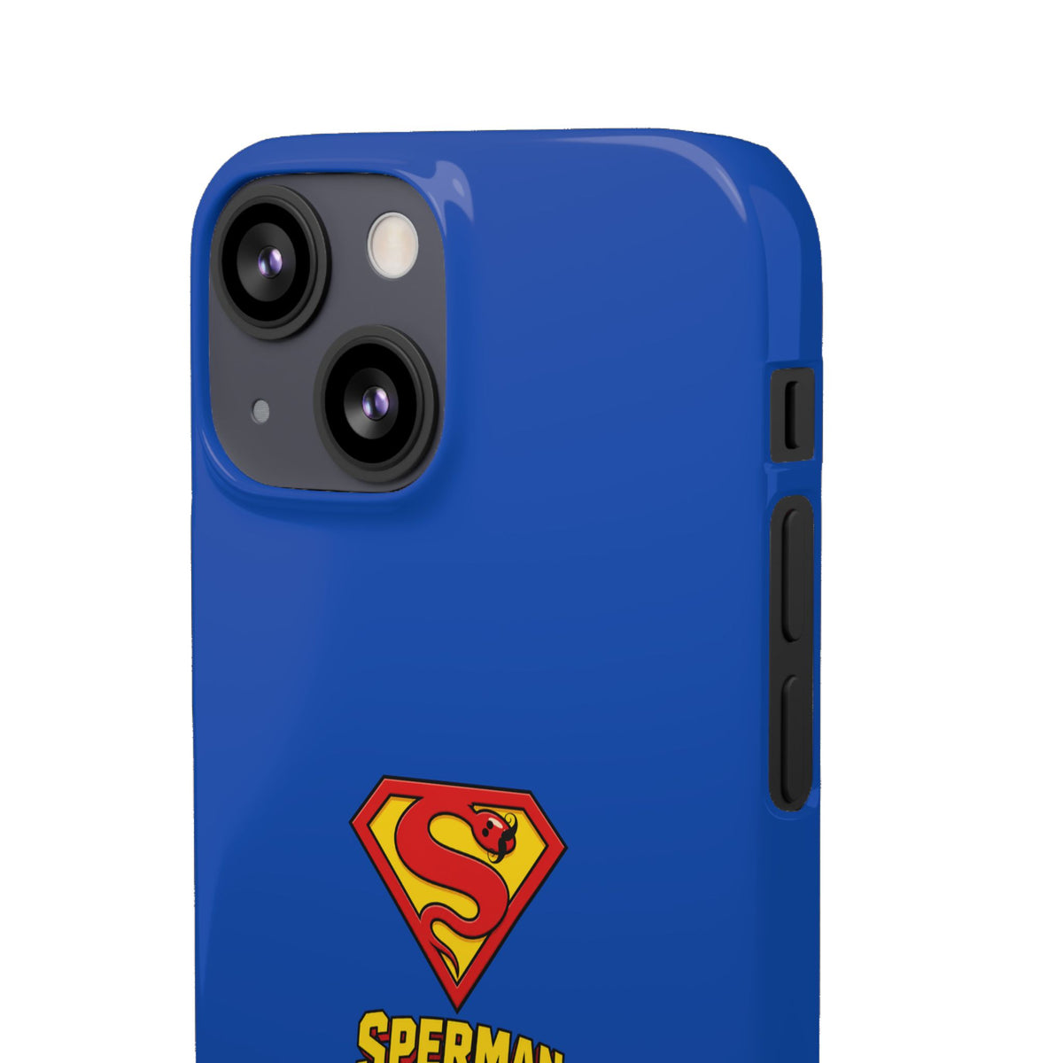 "SPERMAN" Parody Logo Snap Phone Case