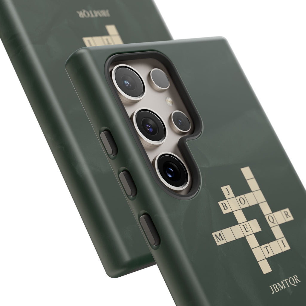 "JBMTQR crossword" Tough Phone Case