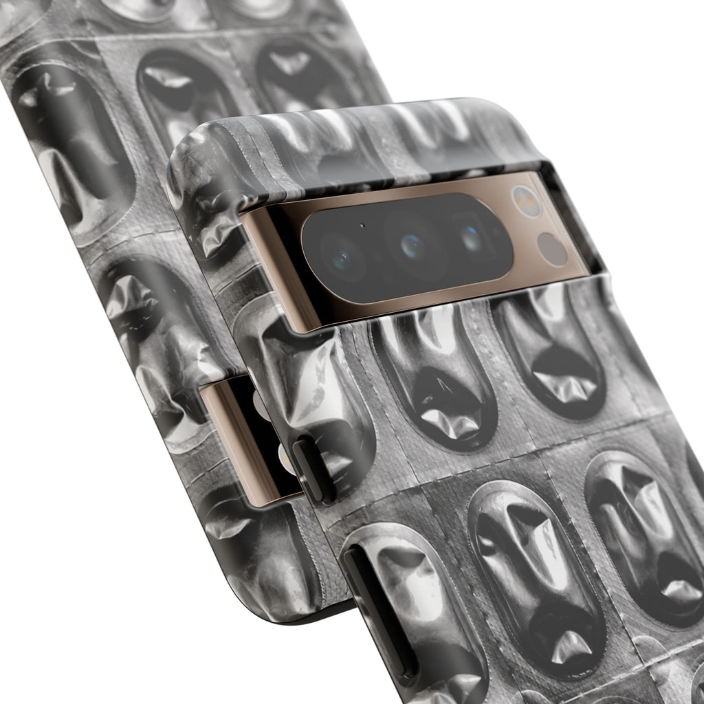 Metallic Mask Grid Tough Case