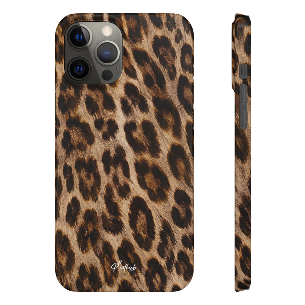 Leopard Print Snap Phone Case